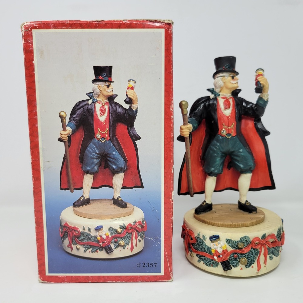 Midwest Importers Herr Drosselmeyer Nutcracker Musical‎ Figurine Box 2357
